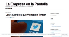 Desktop Screenshot of laempresaenlapantalla.com